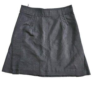 Balenciaga Paris Skirt S US 4 Black Cotton Blend Mini Designer Luxury Goth Chic